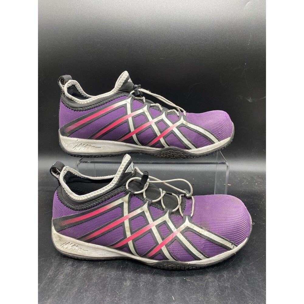 Avenger Work Boots Womens Size 8.5 Hydro Electrical Hazard Purple Low Top A1038